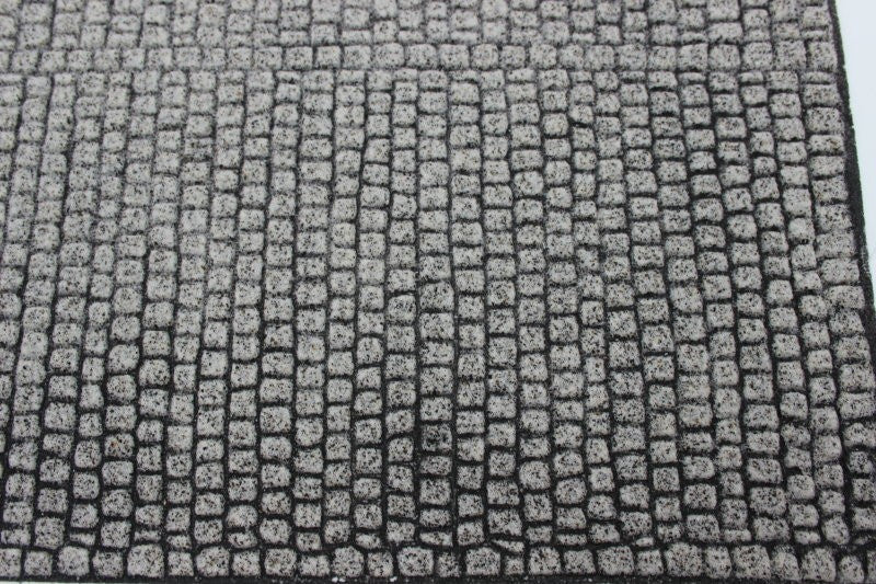 Straße Kopfsteinpflaster, gerade Verlegung (1:22,5)