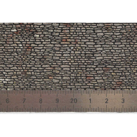 Mauer mit Bruchsteinen XS