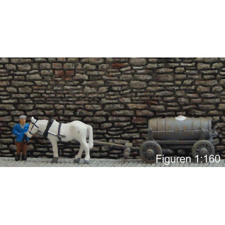 Mauer mit Bruchsteinen XS