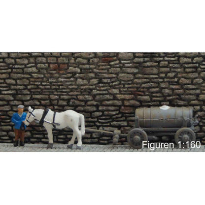 Mauer mit Bruchsteinen XS