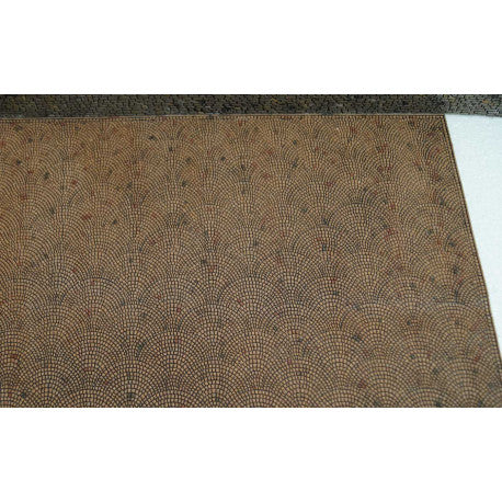 Pflasterplatz H0, Schuppenverlegung