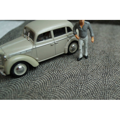 (Spur0) Mosaikpflaster, Schuppenverlegung