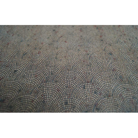 (Spur0) Mosaikpflaster, Schuppenverlegung