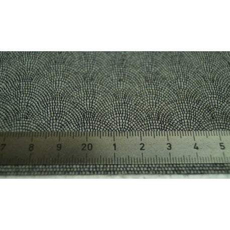 Mosaikpflaster H0, Schuppenverlegung