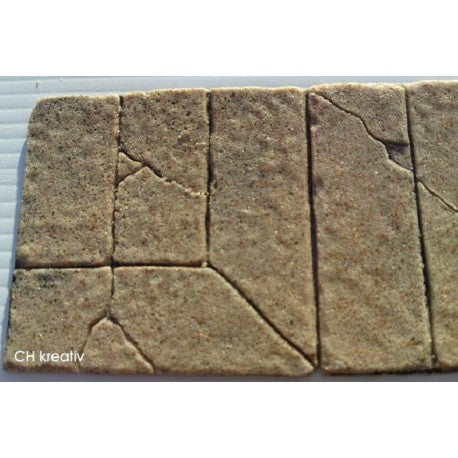 Gehweg- Platten- Ecke