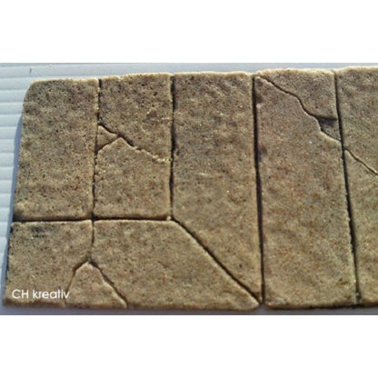 Gehweg- Platten- Ecke