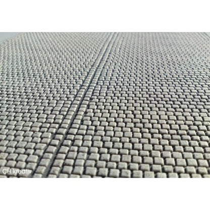 Kopfsteinpflaster, gerade Verlegung