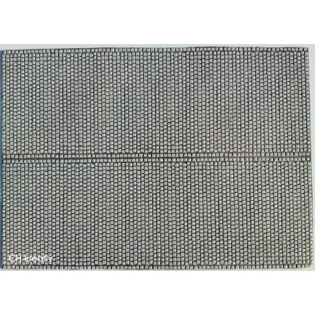 Kopfsteinpflaster, gerade Verlegung