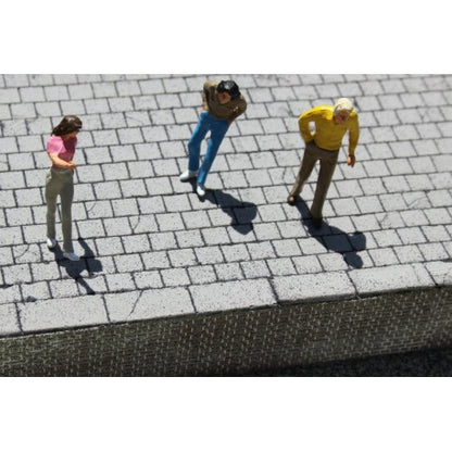 (Spur0) Bahnsteig Betonplatten