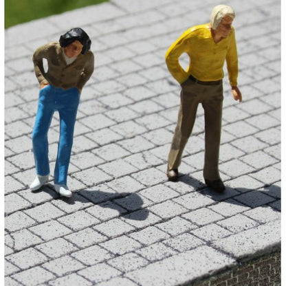 (Spur0) Bahnsteig Betonplatten