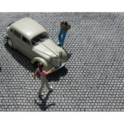 (Spur0) Pflasterplatz, gerade verlegt