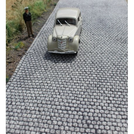 (Spur0) Pflasterstraße, gerade verlegt