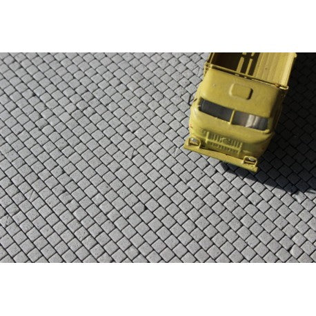 H0 (1:87) Beton-/Terrazzoplatten, große Matte