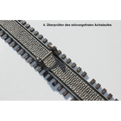 H0 (1:87) Pflaster-Gleisfüllung breit, für Gleise ohne Rillenschiene