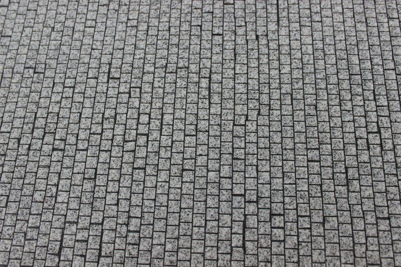 Kopfsteinpflaster, gerade Verlegung (1:22,5)