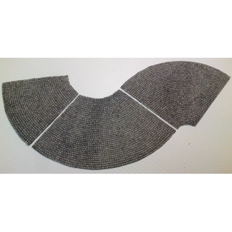 H0 (1:87) Kurvensegment eng, 90°