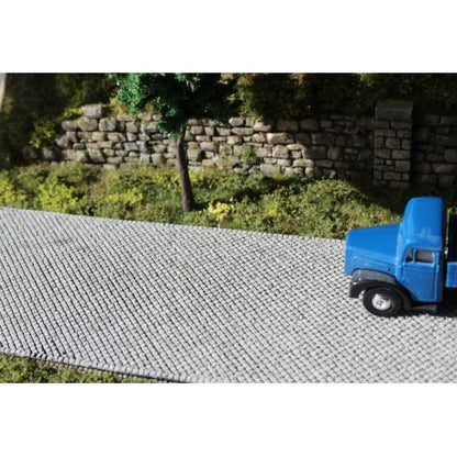 Pflasterstraße, polygonale Verlegung