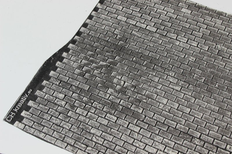 Formatstein-Mauer lang